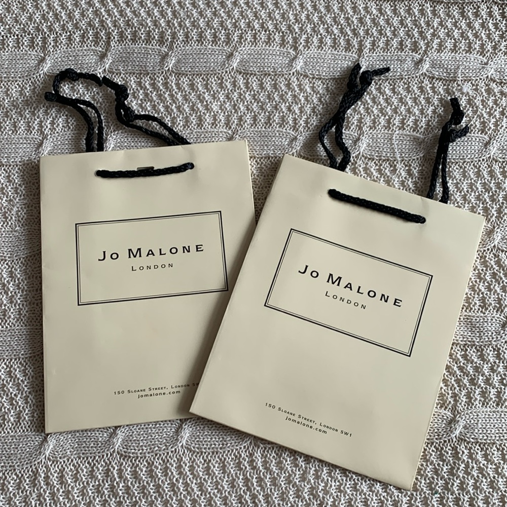 (2) Jo Malone Paper Gift Bags